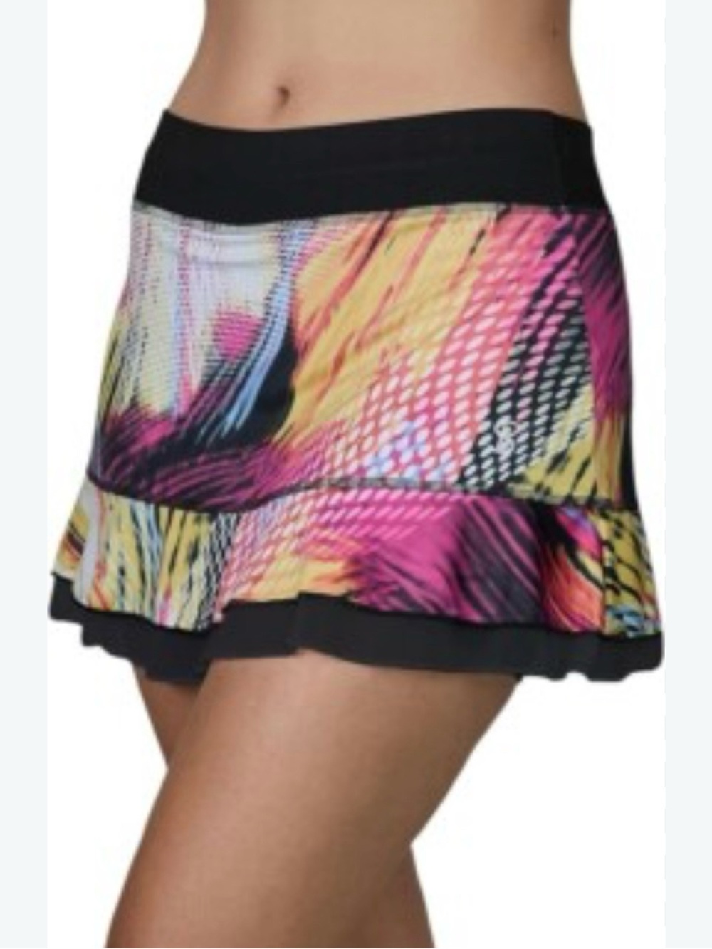 Sofibella UV Colors Doubles Tennis Skort/Skirt Pop Stroke Size S